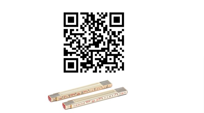 Tommestokk QR-kode