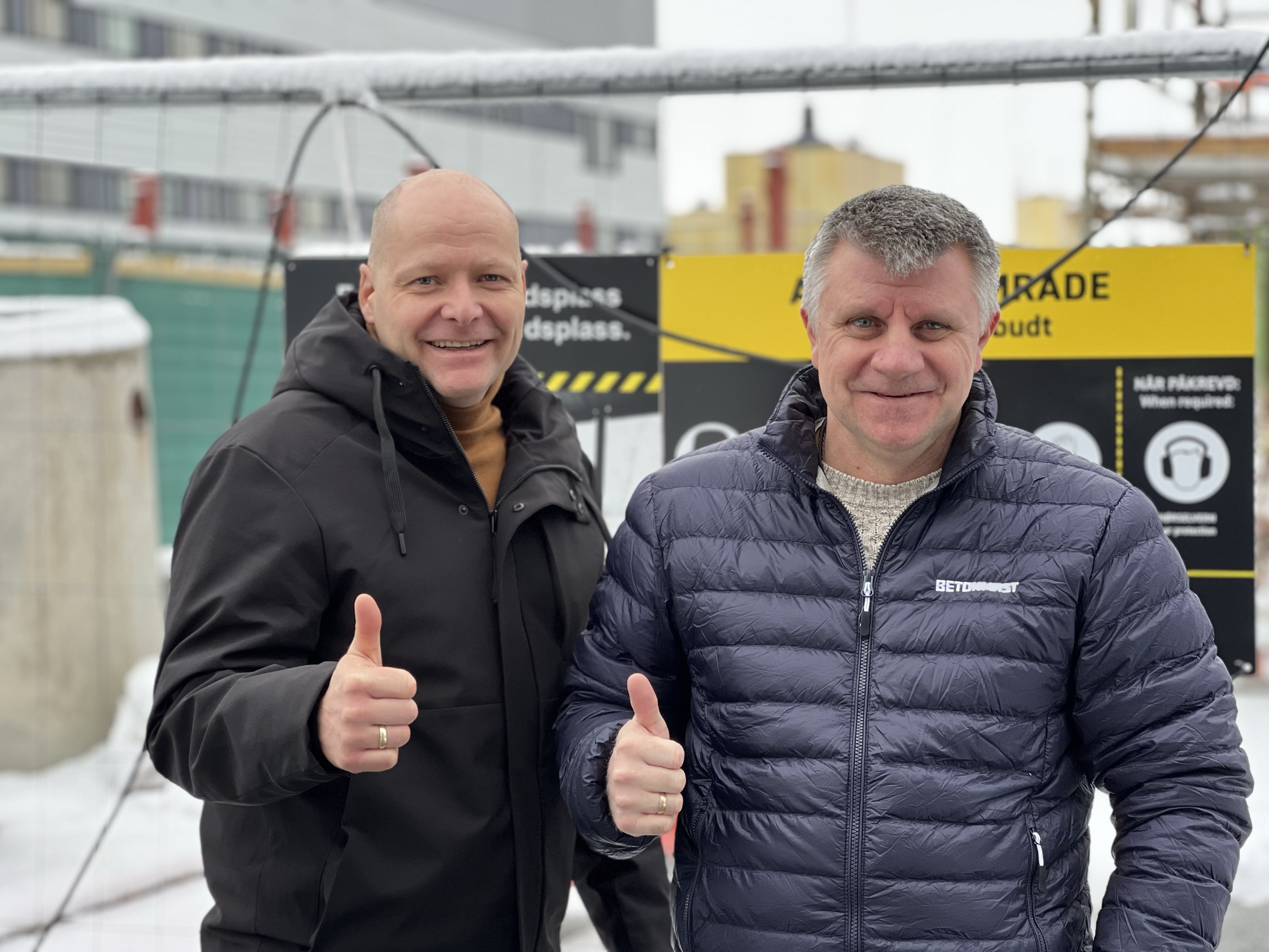 Tom Freddy Braathen og Jan Erik Hansen